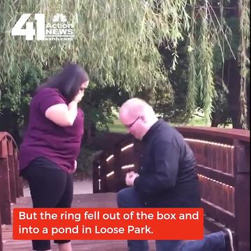KC couple loses engagement ring during proposal