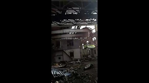 Aftermath of Russian airstrike with FAB 500kg bomb