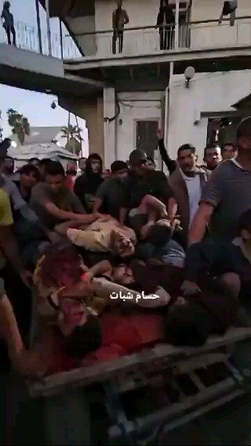 This is Gaza right now, full of dead bodies I have no f*cking words…💔
