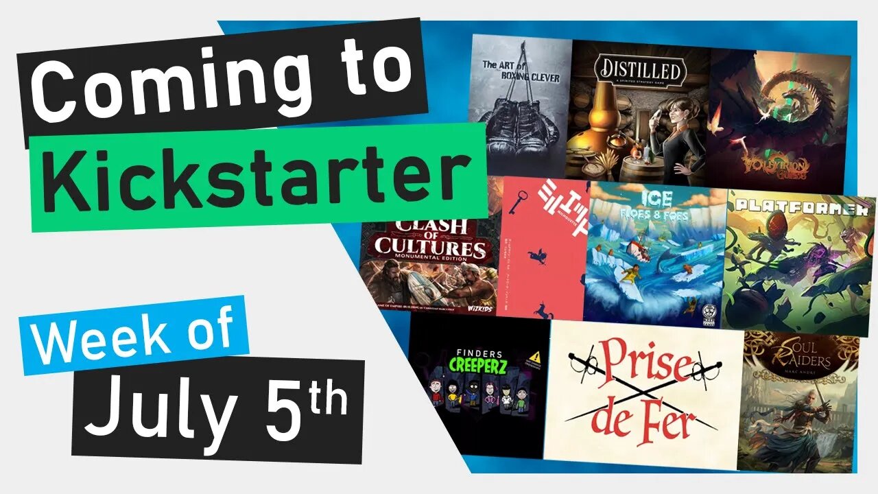 📅Coming to Kickstarter | Platformer, Distilled, Soul Raiders, Ice Floes & Foes, Volfyirion Guilds