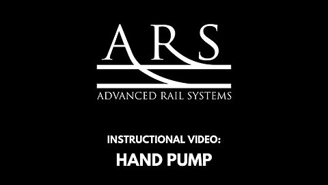 How to Video: Hand Pump