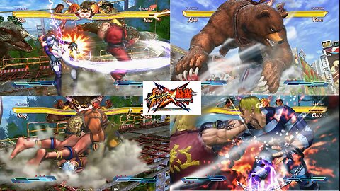 Street Fighter X Tekken: All characters special super arts and cross arts part 2