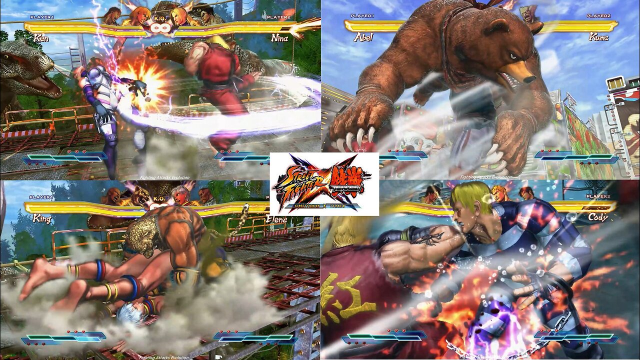 Street Fighter X Tekken: All characters special super arts and cross arts part 2