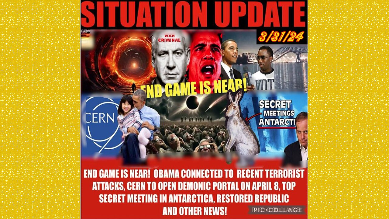 SITUATION UPDATE 3/31/24 - Covid-19/Jabs/Plan-Demics, Global Financial Crises,Cabal/Deep State Mafia