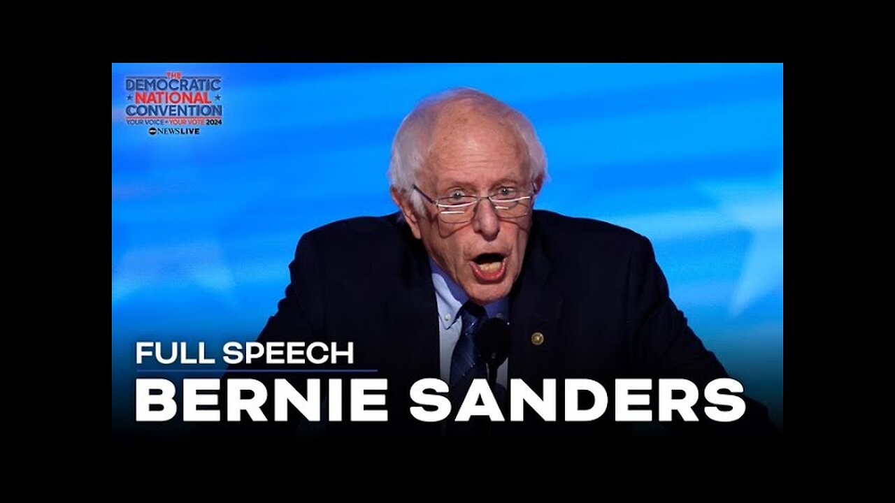 FULL SPEECH: Bernie Sanders promotes ‘not a radical agenda’ at DNC