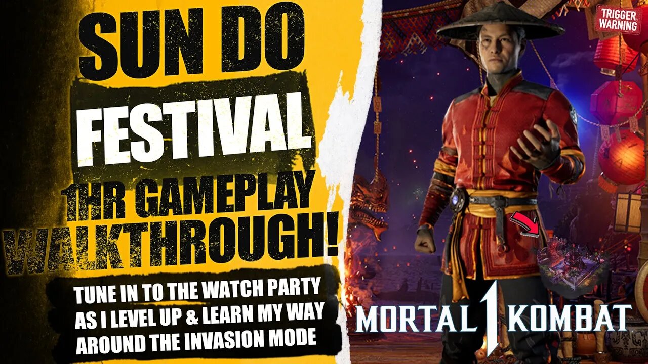 Mortal Kombat 1 : Upgrading Raiden & Stryker, Sun do Festival Map Walk Through | 1hr Gameplay