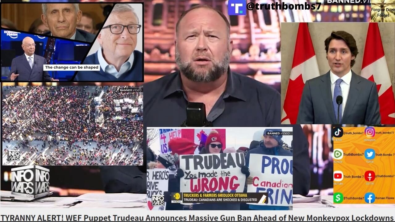 5/31/2022 TYRANNY ALERT! WEF Puppet Trudeau Announces Massive Gun Ban Ahead of New Lockdowns