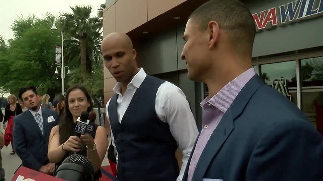 Red carpet CATSYS ceremony at McKale on Monday