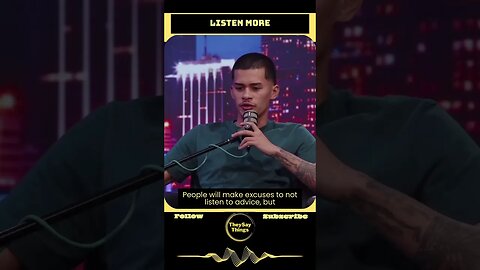 Sneako, Listen More #shorts #youtubeshorts #sneako #theysay #podcast #listen #viral #fyp
