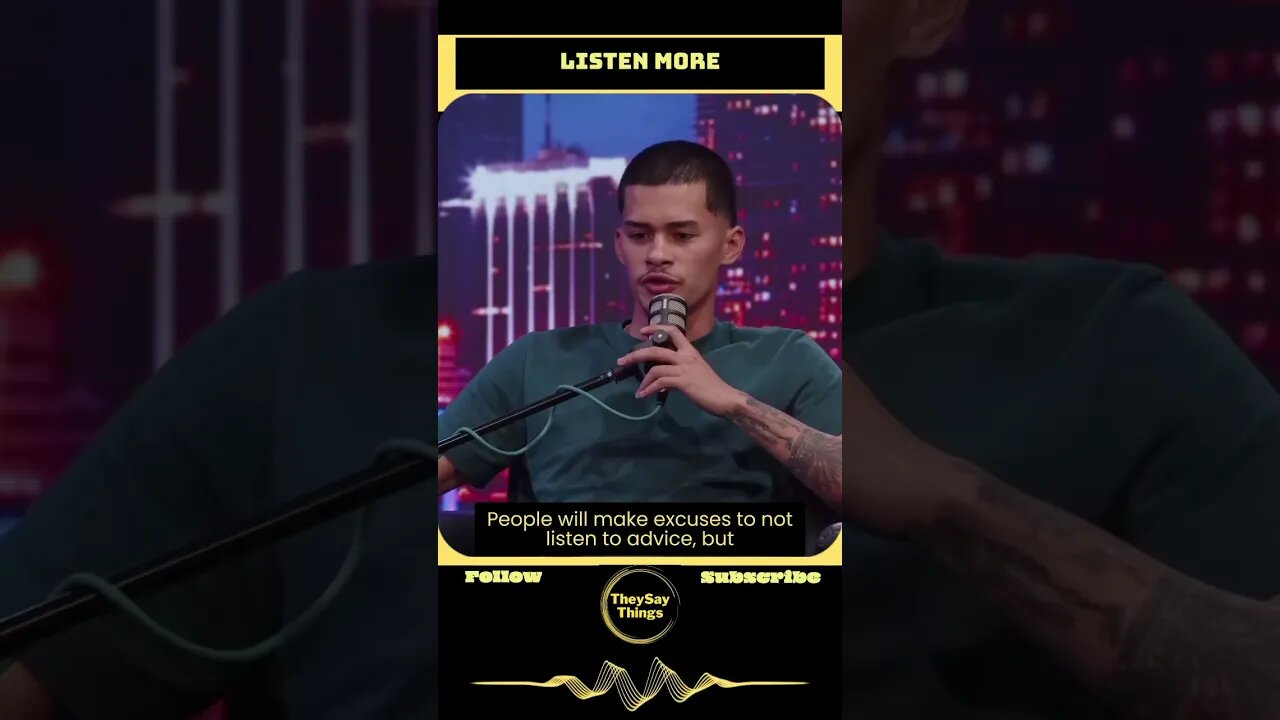 Sneako, Listen More #shorts #youtubeshorts #sneako #theysay #podcast #listen #viral #fyp
