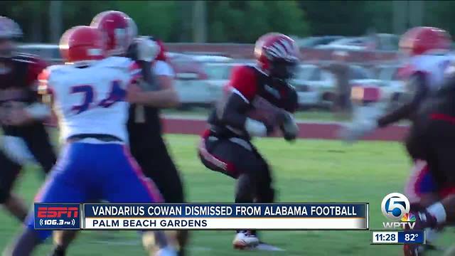 Cowan dismissed from Alabama