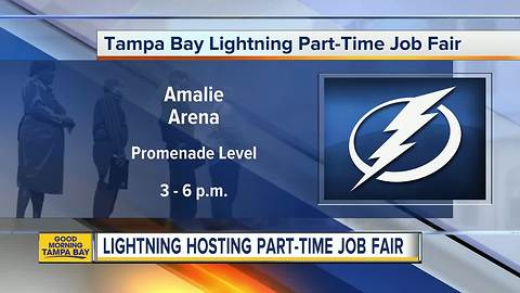 Lightning hosting job fair for playoff games