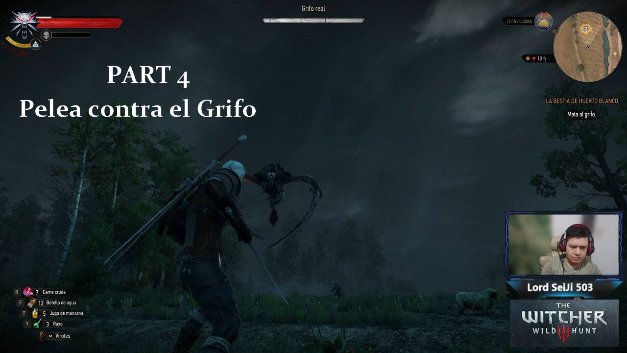 The Witcher 3 Wild Hunt - Pelea Contra el Grifo Part 4