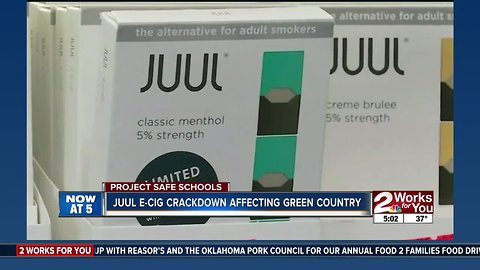 Juul roles out restrictions that take effect in green country