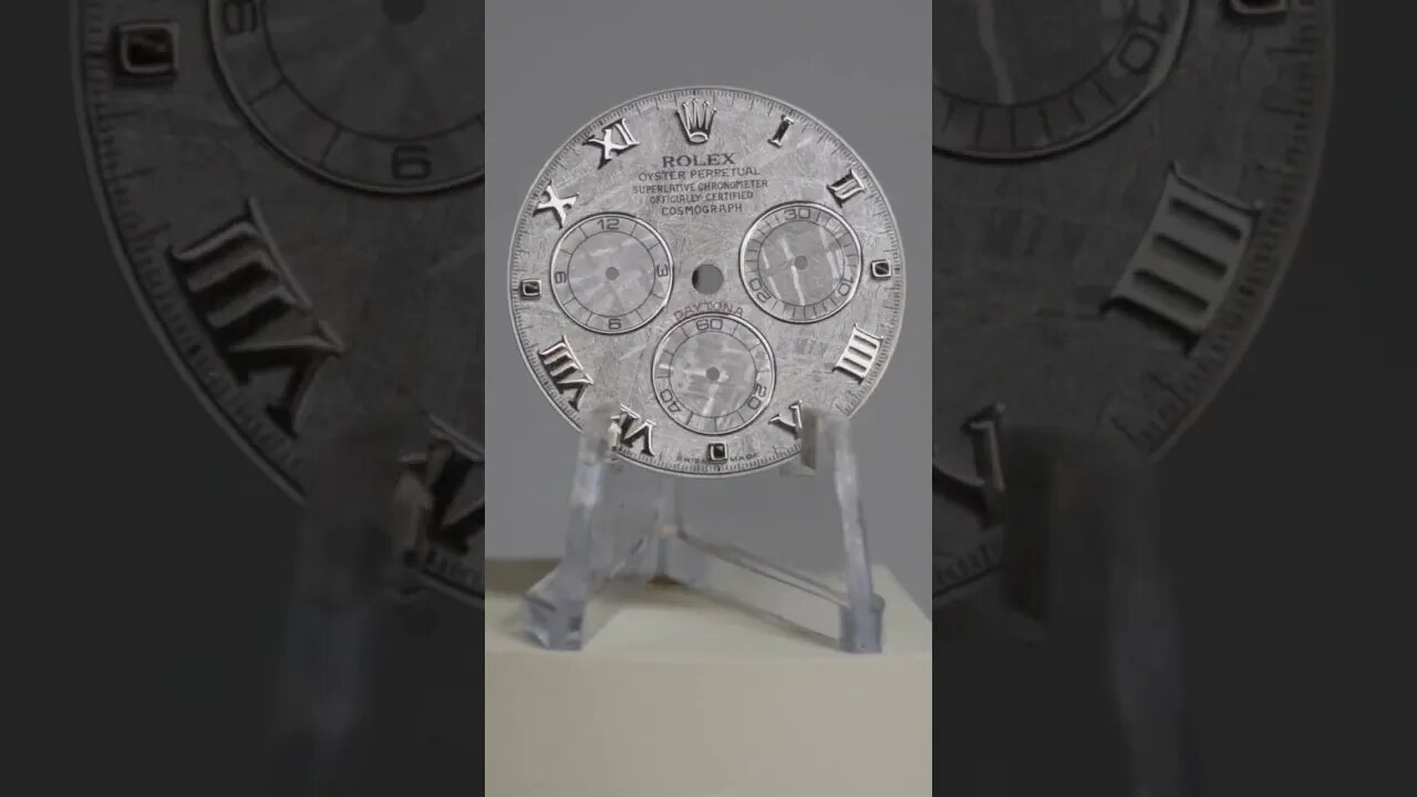 Rolex Factory WG Meteorite Daytona Dial #rolex #rolexwatch #luxury #gmt #rolexsubmariner #rolexero