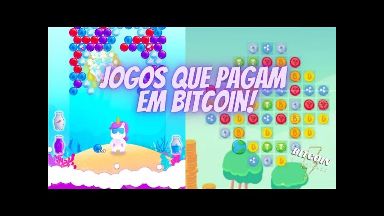 Jogue Candy Crush e Tetris e receba em #BITCOIN