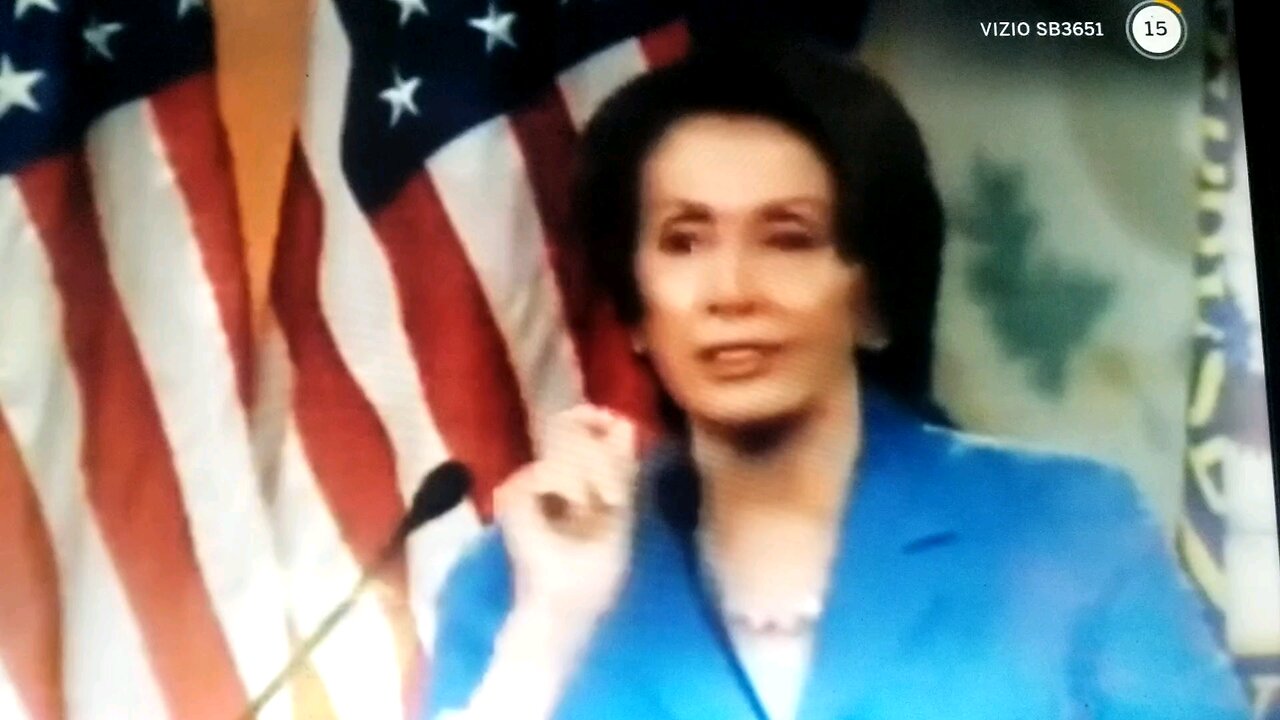 Lady asks Pelosi. How can you look at an American and tell them..