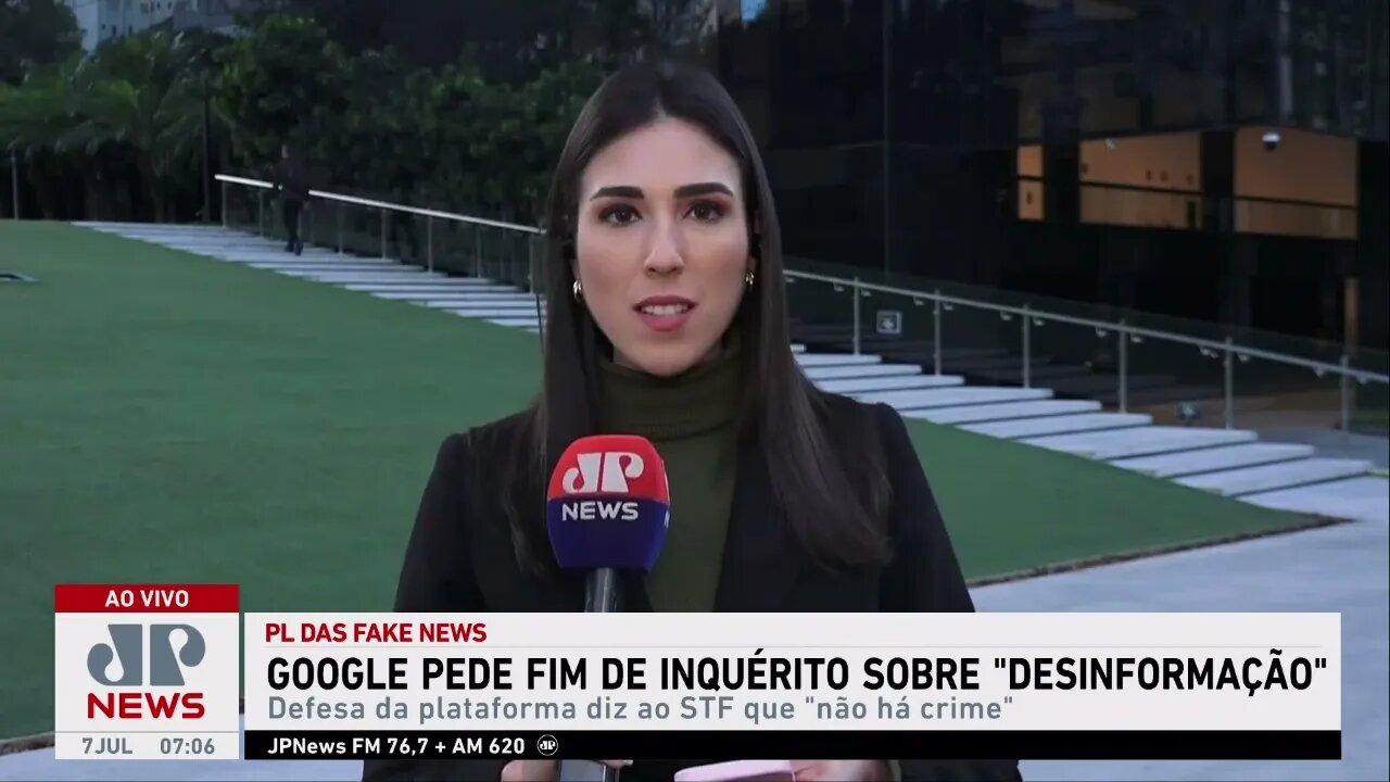 Google pede ao STF fim de ação envolvendo PL das fake news