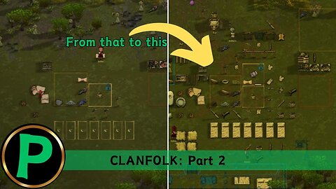 Wall's for the long house go up and hunt defenceless animals | Clanfolk | Part 2
