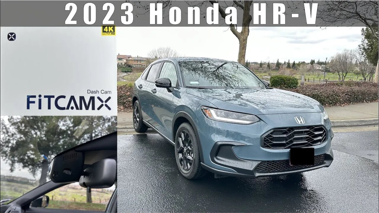 2023 Honda HR-V 4k Dash Cam from FiTCAMX - step by step installation // DIY