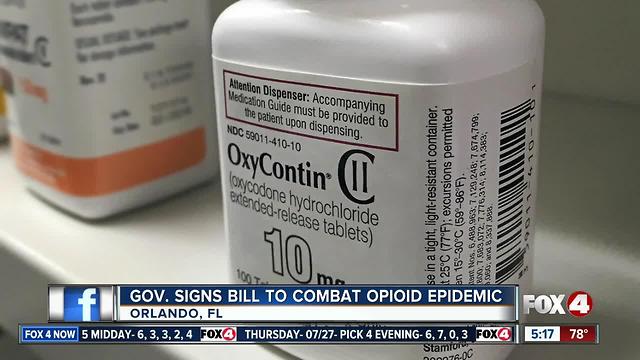 Gov. Scott signs bill to combat opioid epidemic