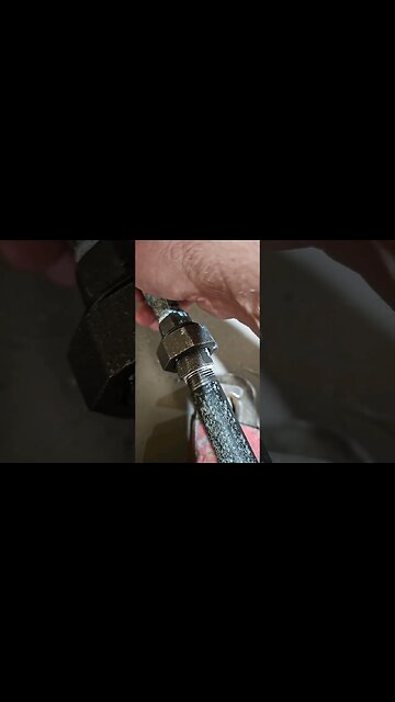 How to bleed air out of gas line? #gasheater #airconditioning