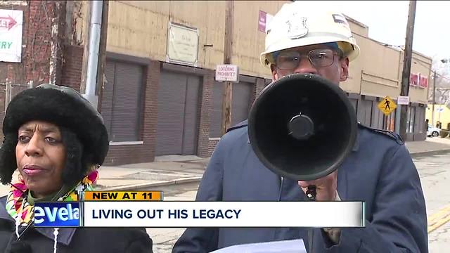 Northeast Ohioans lock arms and march in honor of Dr. Martin Luther King