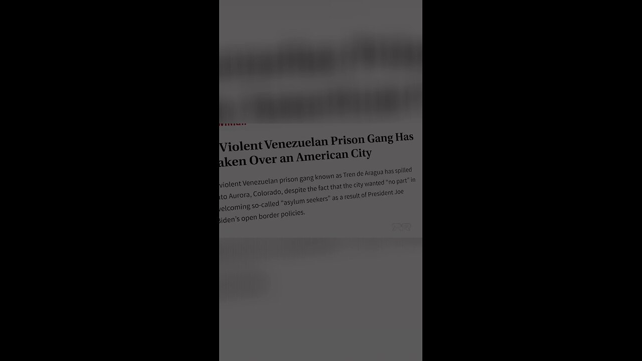 Migrant Gangs Taking Control of US Cities