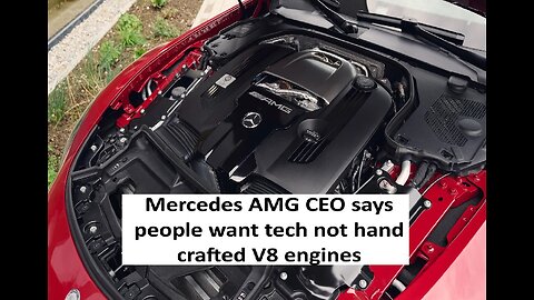 Mercedes AMG CEO says customer want tech not hand crafted V8s