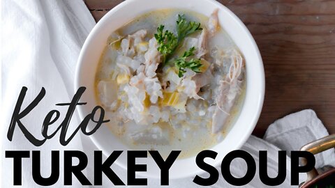 KETO SOUP TURKEY LEFTOVER TURKEY RECIPES How to make keto turkey soup from a carcass