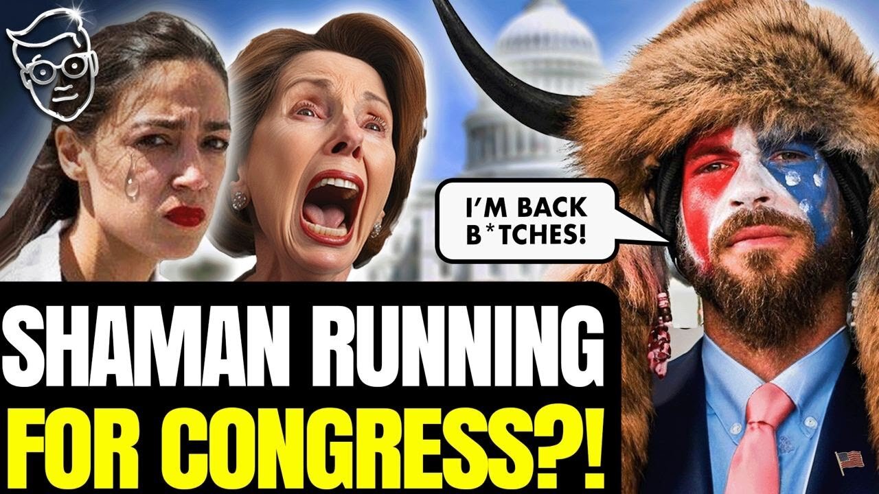 MAGA SHAMAN JACOB CHANSLEY IS RUNNING FOR CONGRESS | DEMS PANIC