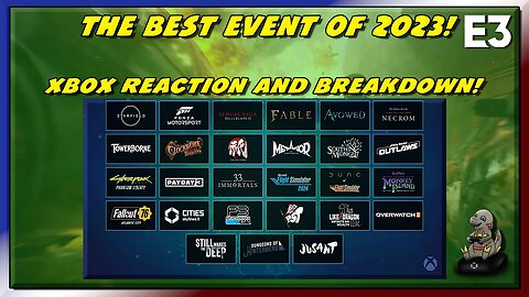 The Best Event of 2023 The Xbox Showcase #reactionvideo