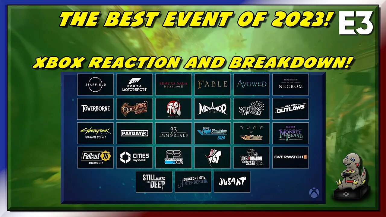 The Best Event of 2023 The Xbox Showcase #reactionvideo