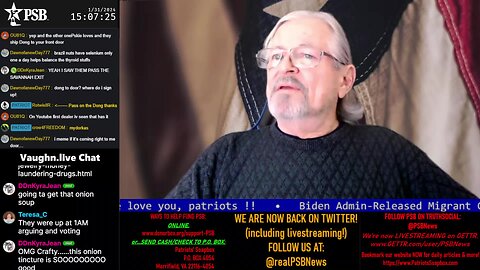 2024-01-31 15:00 EST - The PATRIOTski Tavern: