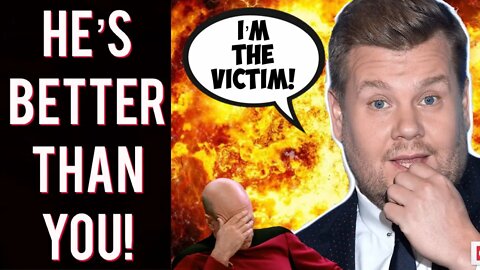 SILENCE PEASANTS! Hollywood comedian James Corden DEMANDS media stop covering his bad behavior!