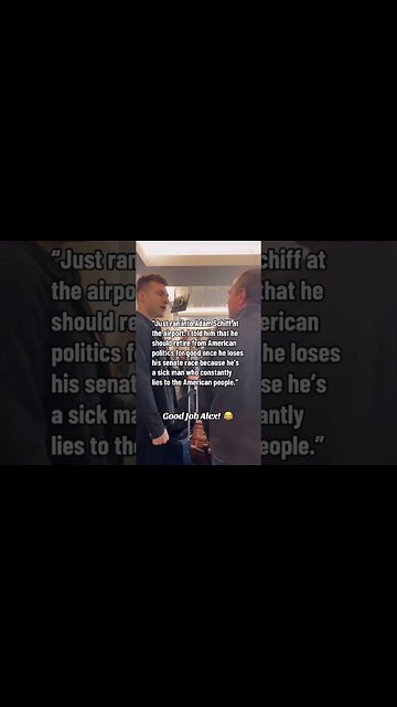 ANGRY, Unhinged MAGA Supporter CONFRONTS Adam Schiff Adam Responds #shorts #corruption #maga