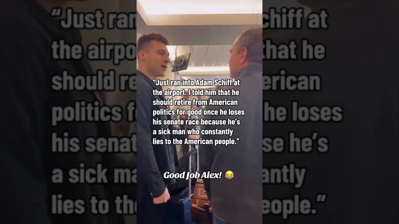 ANGRY, Unhinged MAGA Supporter CONFRONTS Adam Schiff Adam Responds #shorts #corruption #maga