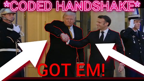 🤯 Trump's *STRANGE & CODED* Handshake with President of France!