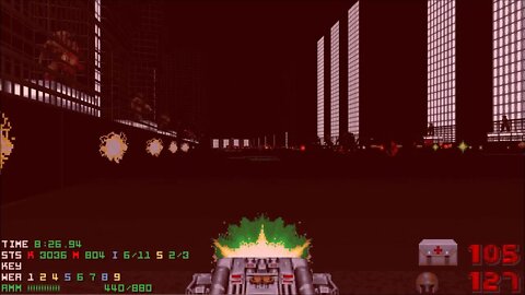 Doom 2 NoReason's Speedmaps 3 Level 10 UV with 100.3% in 17:47