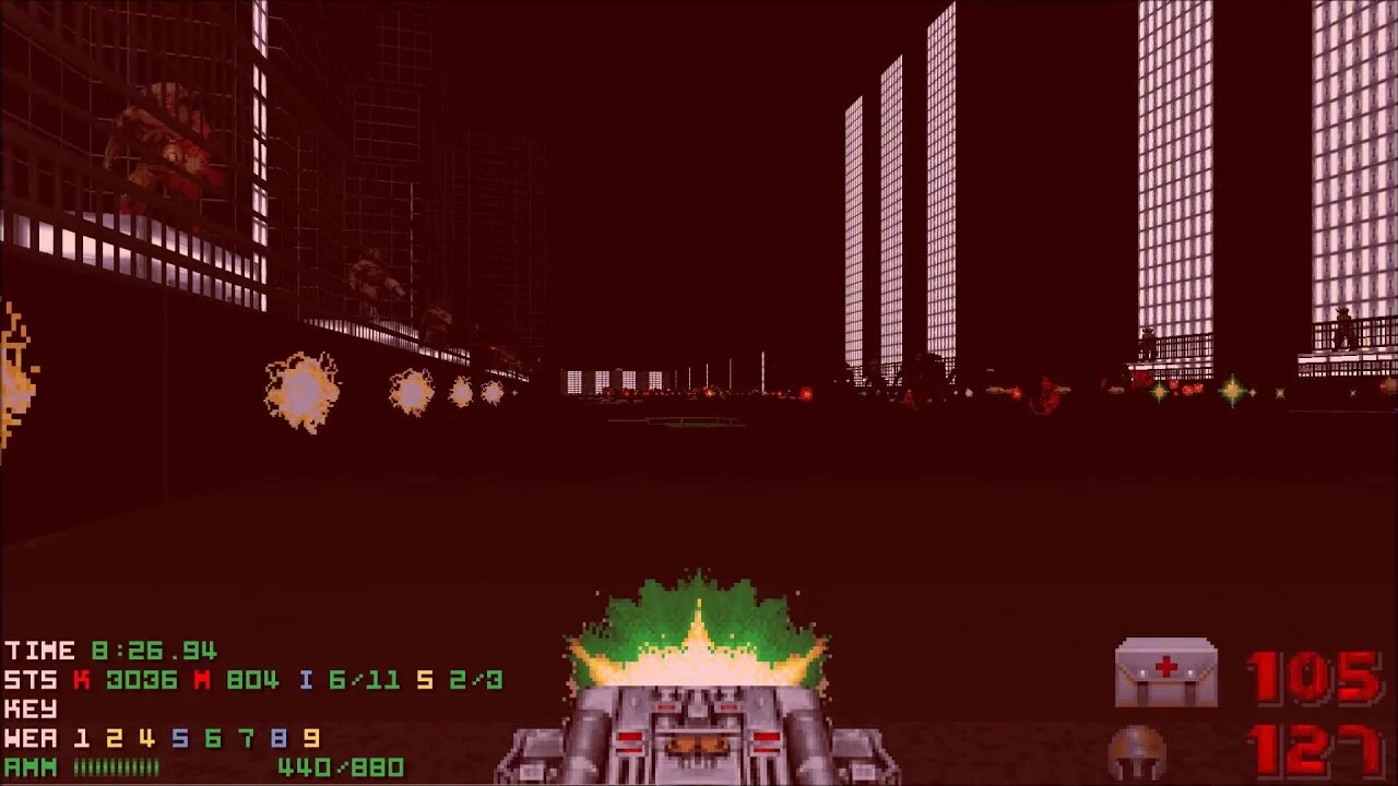 Doom 2 NoReason's Speedmaps 3 Level 10 UV with 100.3% in 17:47