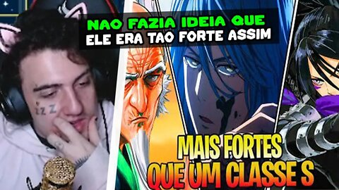 05 PERSONAGENS MAIS FORTES QUE UM HERÓI CLASSE S I ONE PUNCH MAN | REACT // LÉO MURIEL