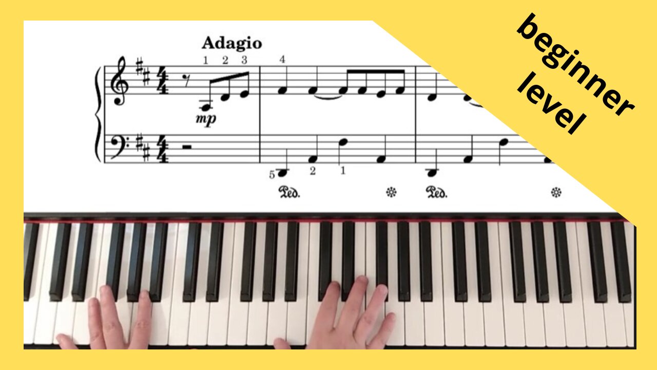 You are my sunshine (easy piece for piano)