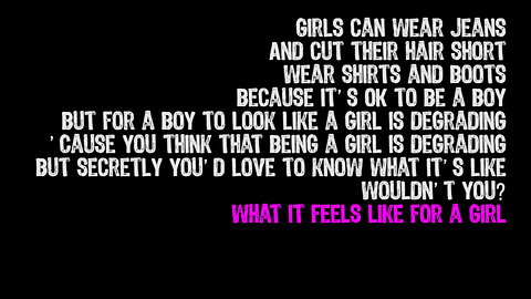 Madonna - What It Feels Like For A Girl (Tracy Young Mix)