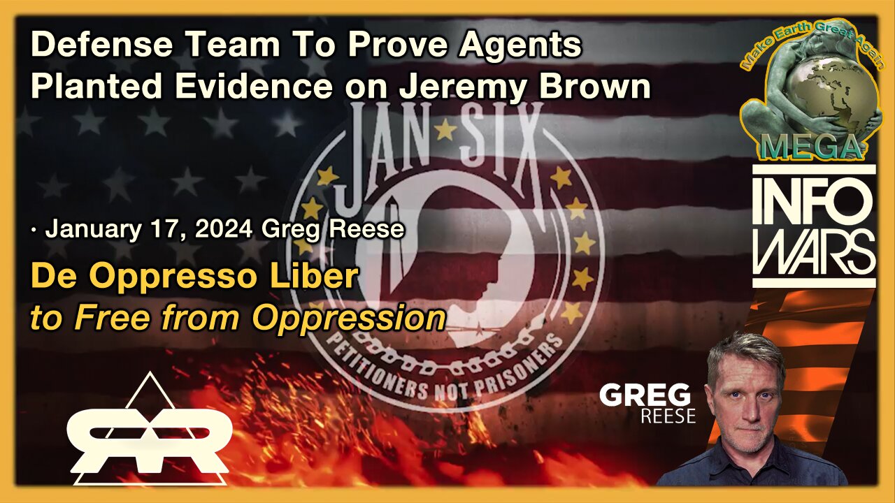 Defense Team To Prove Agents Planted Evidence on Jeremy Brown · Jan 17, 2024 Greg Reese · De Oppresso Liber (To Free from Oppression)