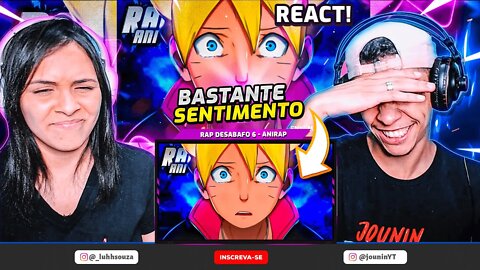 Rap - Desabafo 6 『 Boruto Uzumaki |Eu Odeio ser seu Filho| AniRap (Prod. Hunter) | [React RapNerd] 🔥