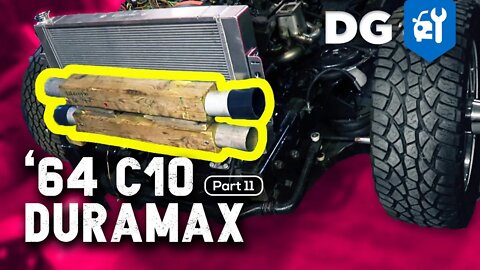 Cooling a Duramax with an "Intercooler For Now"... #TTDmaxC10 [EP11]