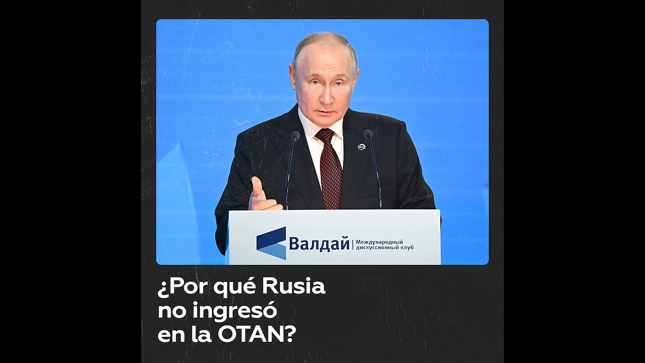 Putin explica por qué Rusia no se unió a la OTAN