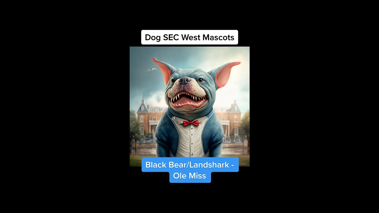 Dog SEC West Mascots! 🐶 #dogs #sec #secwest #college #mascots #alabama #lsu #olemiss #arkansas