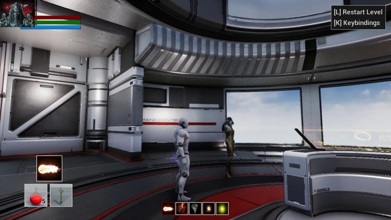 2020 01 UE4 SCI FI Command Center I think she says NOPE