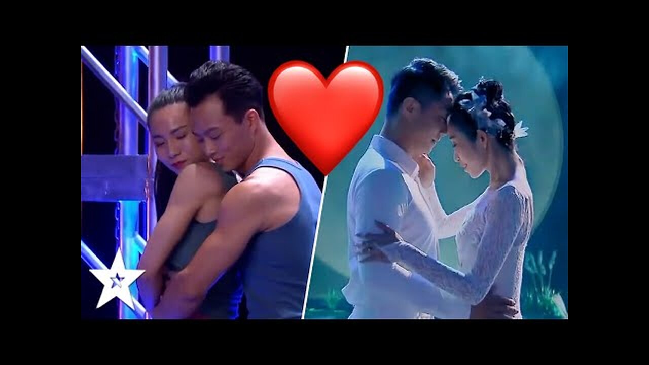 Love is in the Air! Couples Dance Together in BEAUTIFUL Auditions!